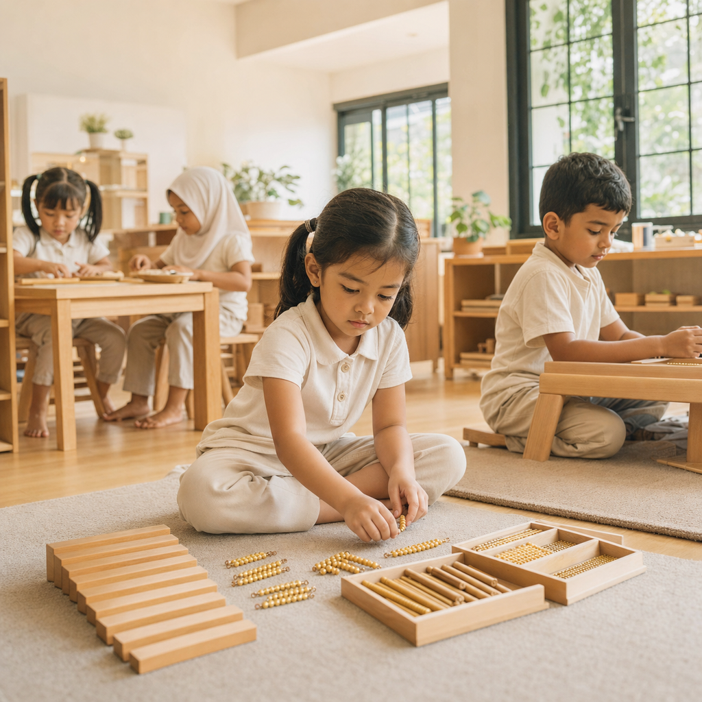 Mathematics Montessori area